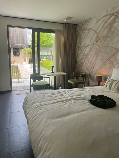 Q Studio Green Bed en Breakfast kamer