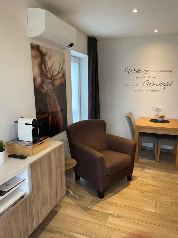 Q Studio Bed en Breakfast kamer